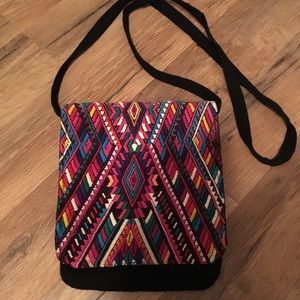 Fair trade crossbody purse